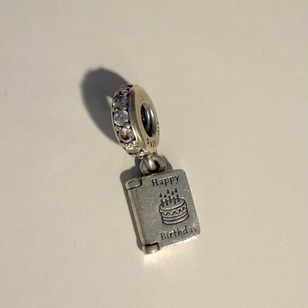 Pandora Silver Happy Birthday Charm Bracelet